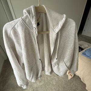 Target Gray Zip-Up Hoodie